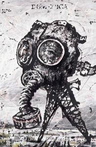 Work by William Kentridge.